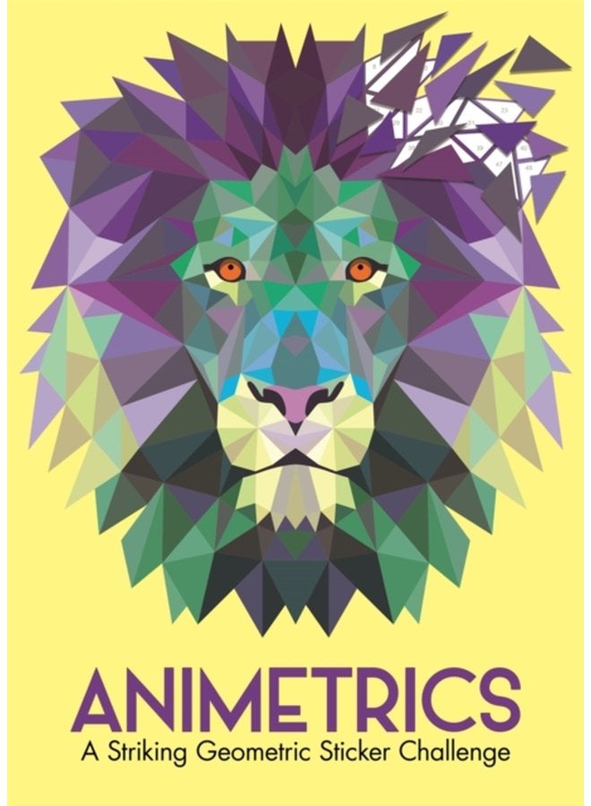 Animetrics A Striking Geometric Sticker Challenge - Paperback
