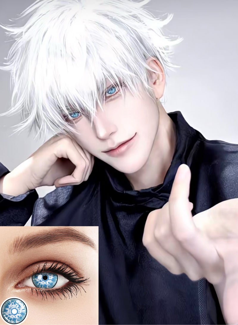 يونيبلينغ عدسات لاصقة ملونة سنوية جوجوتسو ساتورو جيجوتسو كايسن للتنكر - Image 1