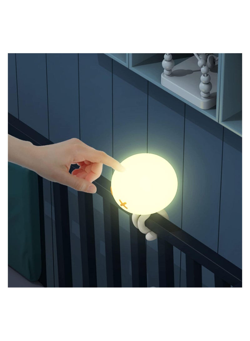 Night Light, Rechargeable LED Night Light for Baby, Dimmable Baby Touch Control Lights with Charging, Lovely Jellyfish Shape - Image 4