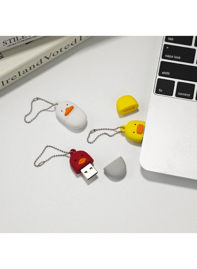 Creative Mini Mobile Phone Computer Cartoon Dual-use U Disk Cute Personality U Disk Student Usb Computer U Disk-Color:Goose + Type-c-Capacity:2GB  - Image 5