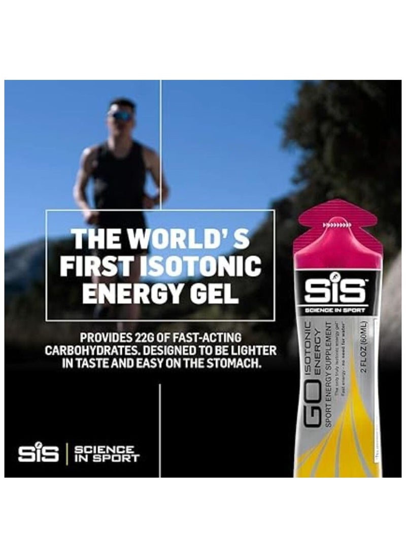 SIS - GO Isotonic Energy Gel - Blackcurrant, Trusted Quality Since 1992,Natural Flavours,Low suger,6 pack 60 ml - Image 1
