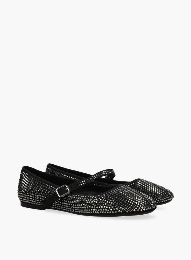 MEXX Women Tasane Salsa Studded Mary Jane Shoes