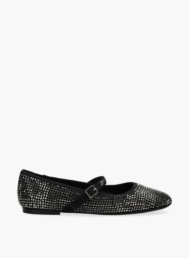 MEXX Women Tasane Salsa Studded Mary Jane Shoes