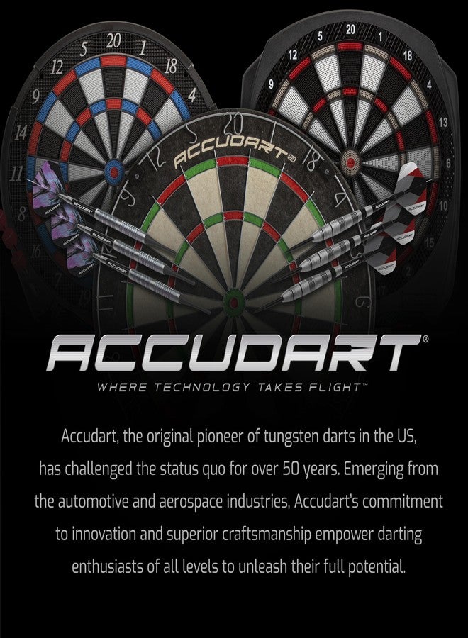 Accudart Mini Dart Dock - 3" Self Healing Sisal Dartboard - Official Mini Replica - Store Your Darts Anywhere - Darts Not Included, Black - Image 5