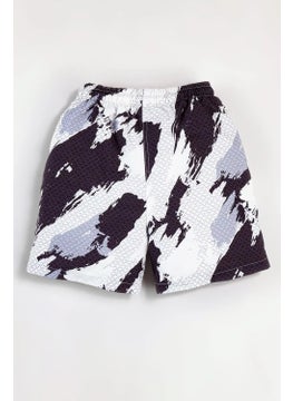 Gold Class Kidswear Partial Printed Drawstring Lined Boy's Swim Shorts  - Image 2