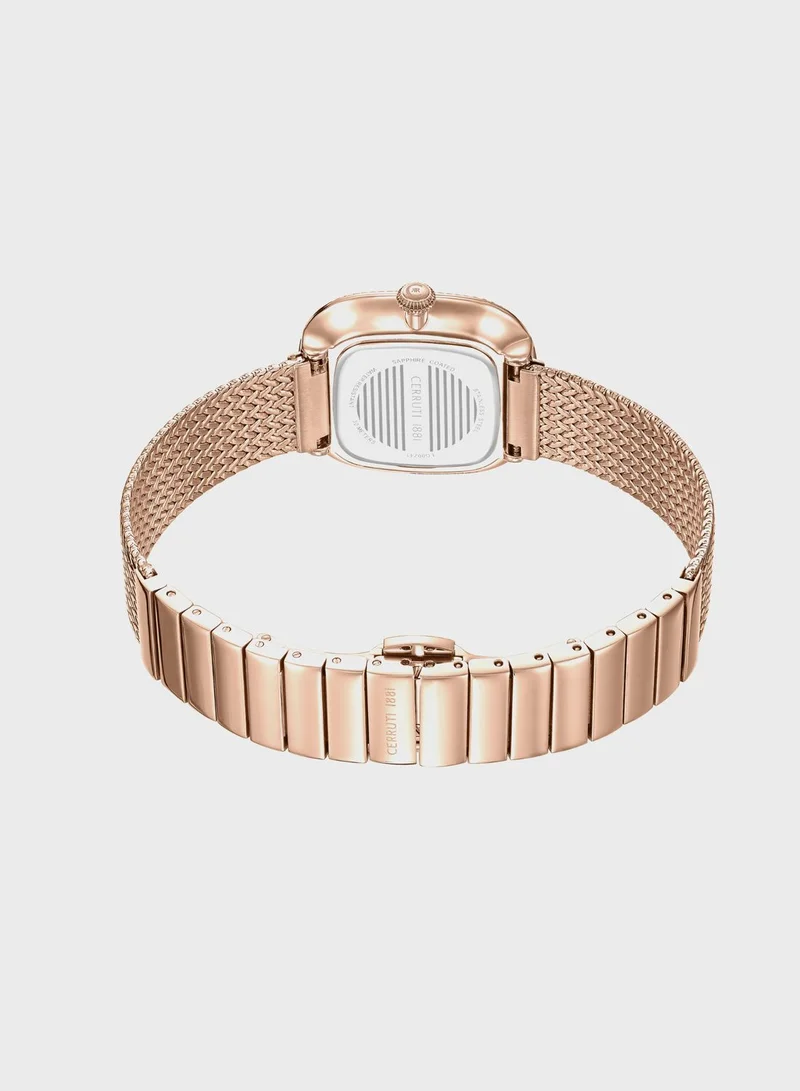 CERRUTI 1881 Casual Steel Strap Analog Watches