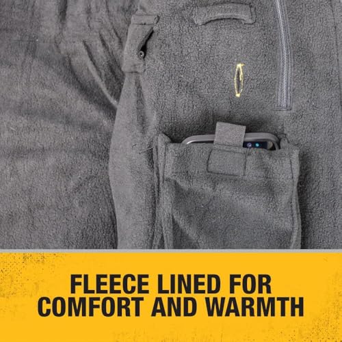 DEWALT Men's Heated Soft Shell Jacket Kit Black 2-XLarge - Image 4