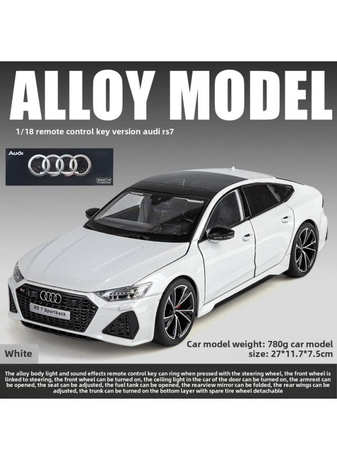 Generic Genuine Authorization 1:18 Audi RS7 Car Model