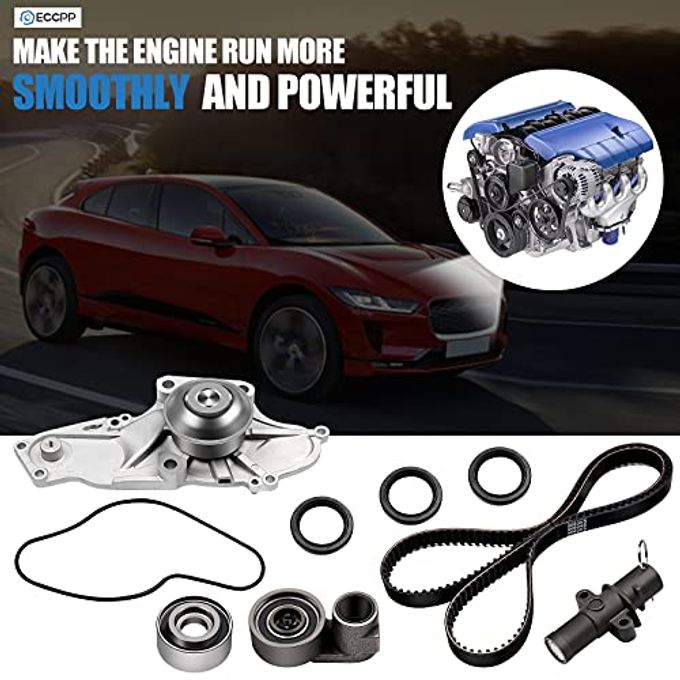 ECCPP New Timing Belt Water Pump Kit Fits 2003-2012 Honda Accord Pilot Odyssey Ridgeline Acura RDX TSX ZDX MDX TL RL 3.0L 3.2L 3.5L 3.7L V6 SOHC - Image 5
