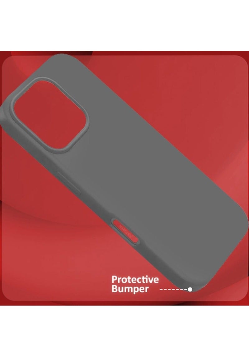 MUNTAQI Liquid Silicone Case for iPhone 16 Pro - Ultra Slim Design with Soft Anti-Scratch Microfiber Lining & Drop Protection - Image 5