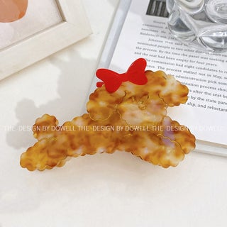 Retro French Acetate Dog Hair Clip Mixed color coffee -10.5cm - pzsku/ZED6B4F46629121A2D559Z/45/1746227987/ad2e3813-a5c7-409a-95b4-e639176678ac