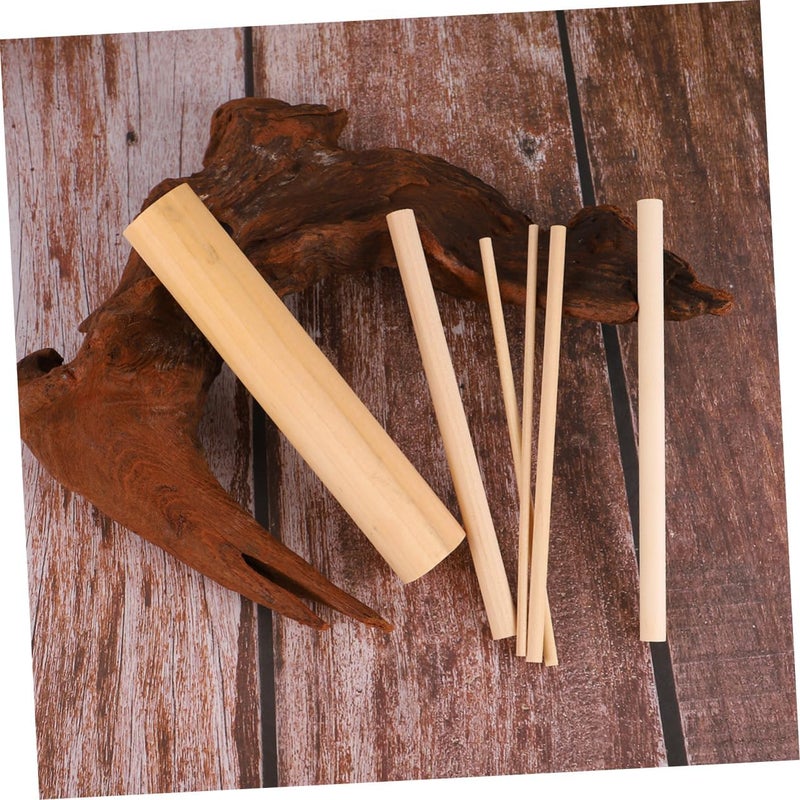1set Hardwood Dowels Craft Twigs Sticks Rods Centerpiece Sticks for Crafting Wooden Rods Smooth DIY Wood - Image 5