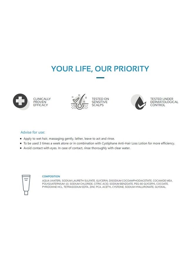 Cystiphane Hair Loss Shampoo 200ml by Biorga - Image 5