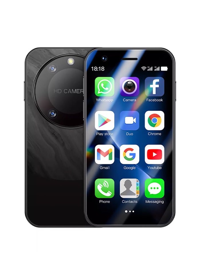 SOYES F8 Pro Max Mini Mobile Phone Android 8.1, 1GB 16GB, 2000mAh Battery, Face ID, 3.0" Screen (Black)  - Image 1