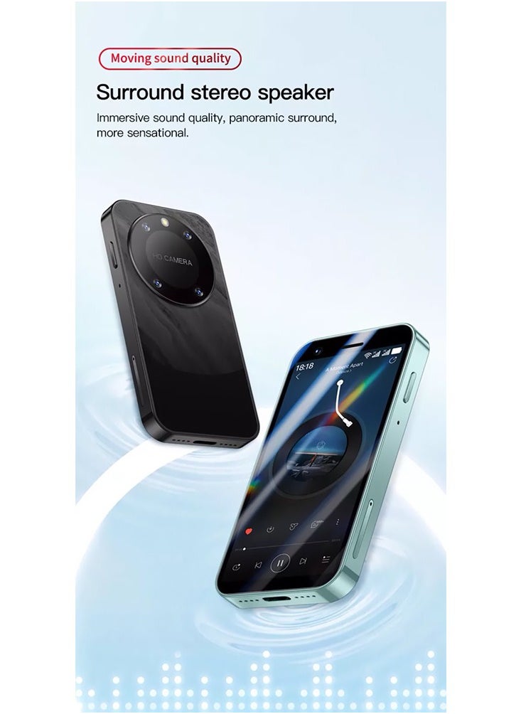 SOYES - F8 Pro Max Mini Mobile Phone Android 8.1, 1GB 16GB, 2000mAh Battery, Face ID, 3.0" Screen (Black) - Image 1