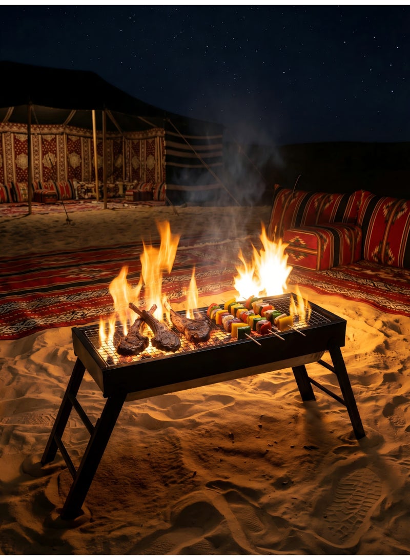 Portable Outdoor Grill – Foldable for Easy Storage, Ideal for Camping, Picnics, Beaches and Outdoor Barbecues - Image 3