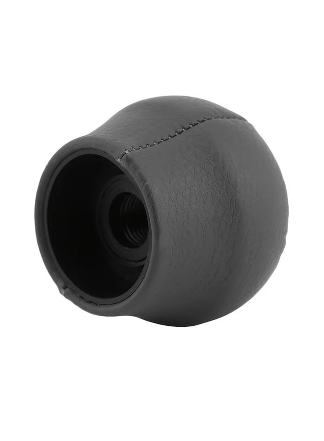 Silvery 6 Speed PU Leather Car Gear Shift Knob Lever Shifter Stick Handball - Image 3