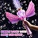 EagleStone Princess Bubble Wand for Kids Girls with LED Lights Music Fairy Bubble Machine Toy with 4 Bubble Solutions Outdoor Bubble Toys for Toddlers Aged 3 4 5 6 7 8 Birthday Gift for Girls - Image 4