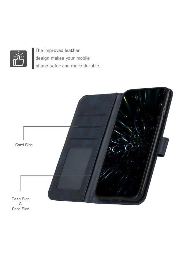 S-TOP Case For Samsung Galaxy A73 5G Stitching Calf Texture Buckle Leather Phone Case - Image 4