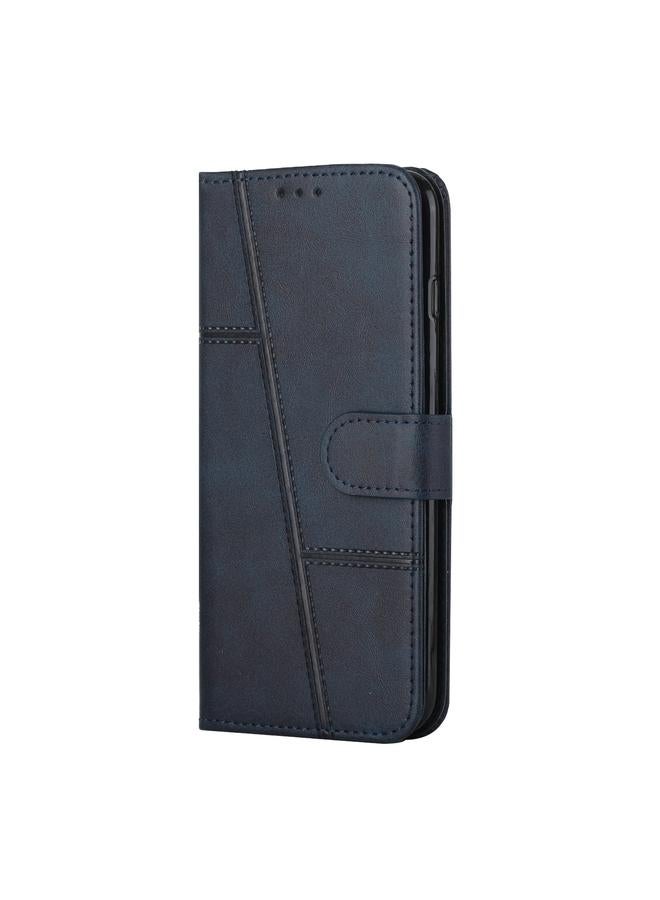 S-TOP Case For Samsung Galaxy A73 5G Stitching Calf Texture Buckle Leather Phone Case - Image 2