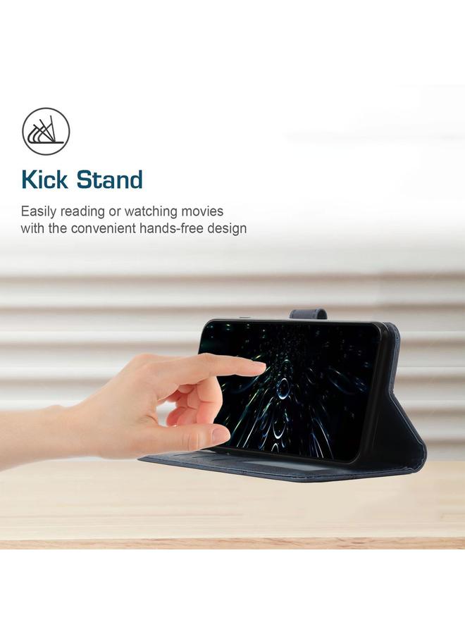 S-TOP Case For Samsung Galaxy A73 5G Stitching Calf Texture Buckle Leather Phone Case - Image 5