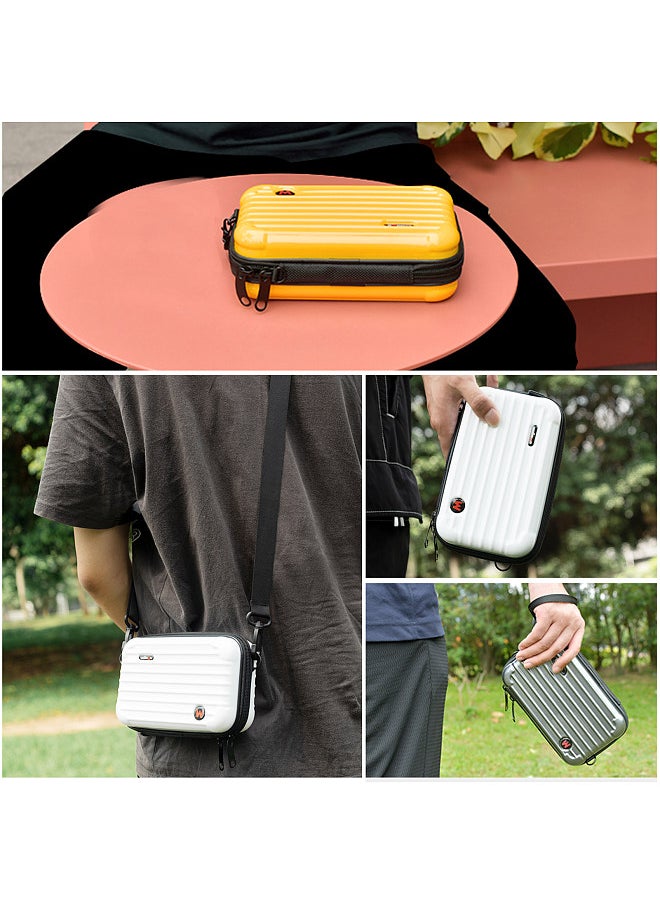 aMagisn - AC03 Sports Camera Case Portable Storage Bag for Camera with Semi-open Design Detachable Interior Organizer Camera Protective Bag with Straps Compatible with Insta 360 Ace - Image 1