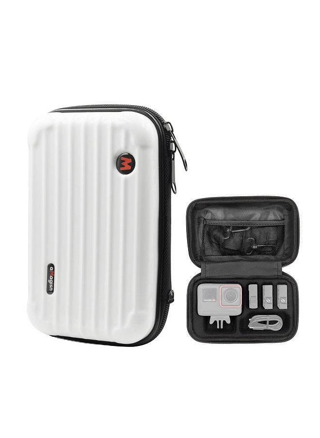 aMagisn - AC03 Sports Camera Case Portable Storage Bag for Camera with Semi-open Design Detachable Interior Organizer Camera Protective Bag with Straps Compatible with Insta 360 Ace - Image 1