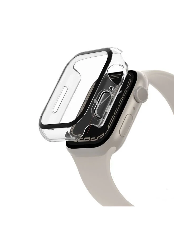 belkin BELKIN TemperedCurve 2-in-1 Built-in Screen Protector + Bumper - Apple Watch Series 7 41MM - Clear
