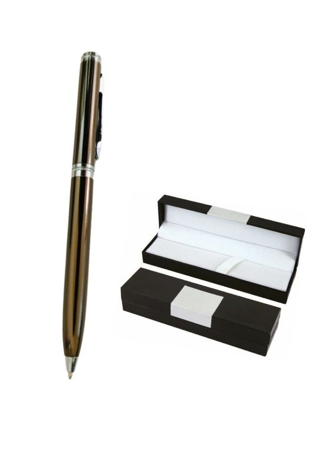 فيتاشيلي قلم حبر جاف فاخر عالي الجودة معدني بالكامل مع عبوة إعادة التعبئة للاستخدام التنفيذي ولهدية مميزة - Image 1