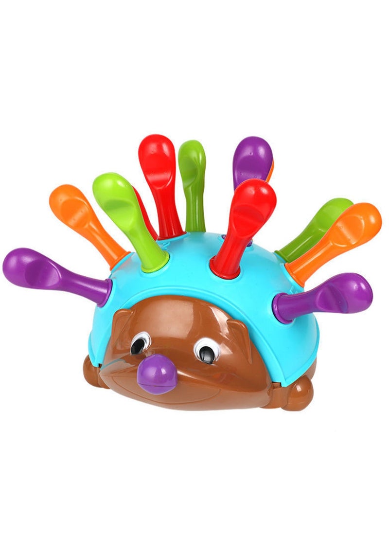 Hedgehog Building Fine Motor Hedgehog - Toddler Learning Toy, Fine Motor And Sensory Toy For Children 18 Months+  - Image 1