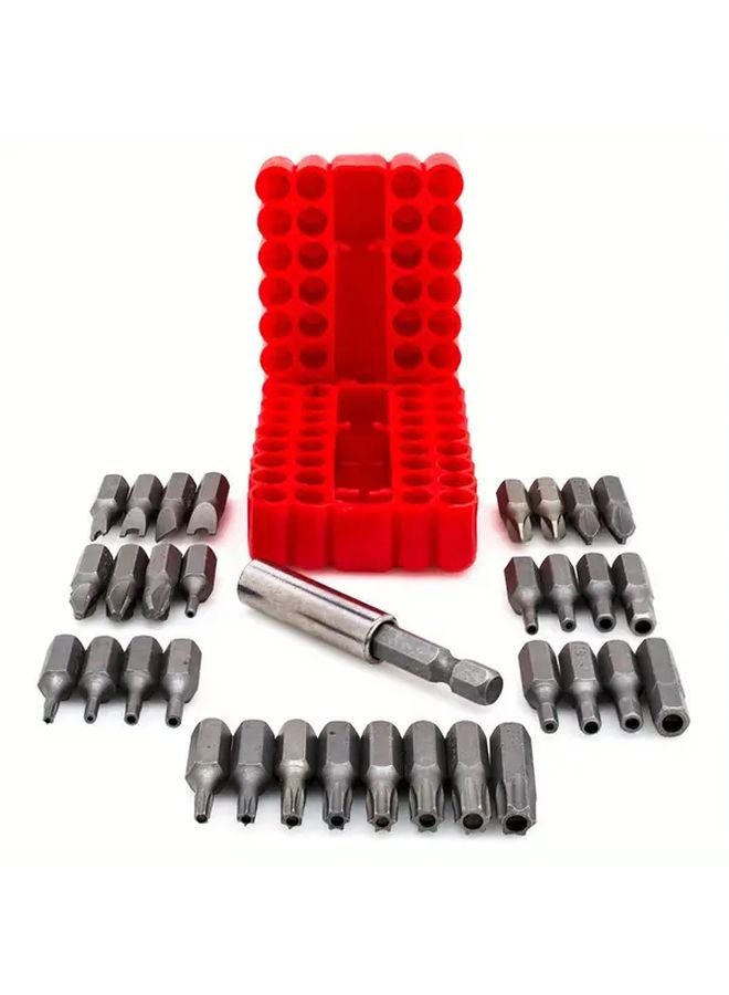 33 In 1 Hollow Screwdriver Set Magnetic Phillips Torx Bit With Extension Bar Manual Repair Tool - Image 1