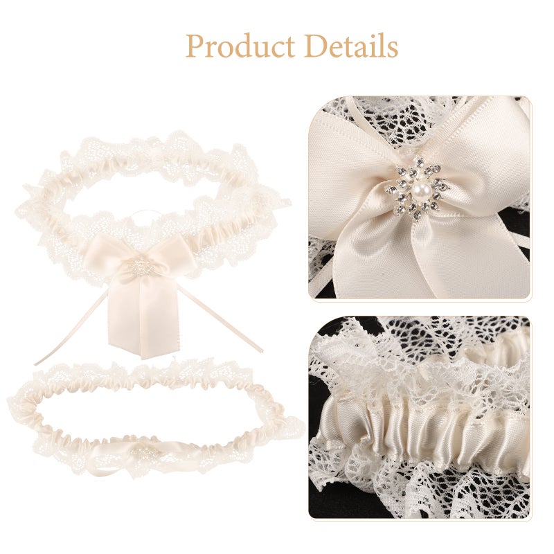 1 Set Bridal Lace Garters Bride Garters Wedding Garters Leg Accessories - Image 4