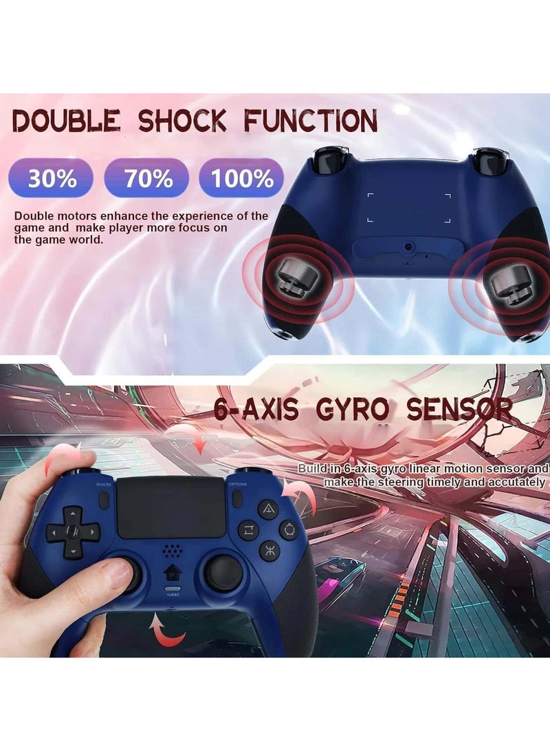 1 Pack Wireless Pro Game Controller (Blue  Black) - Image 3