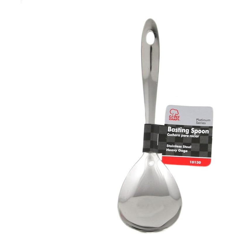 Chef Craft Stainless Steel Basting Spoon - Image 2