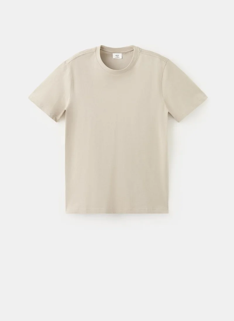 Mango Man 07-ARENA Slim-Fit 180-Gsm T-Shirt for Men | Best Price UAE