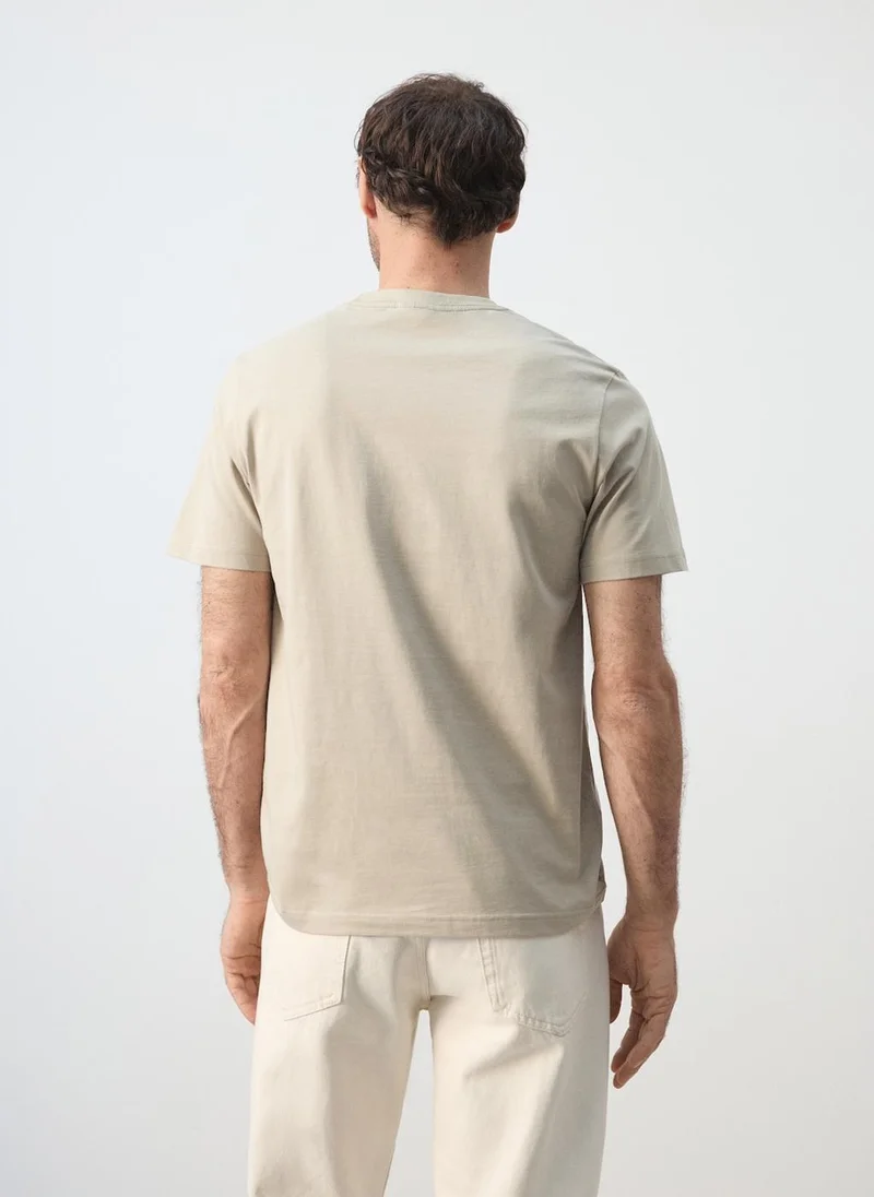 Mango Man Slim-Fit 180-Gsm T-Shirt