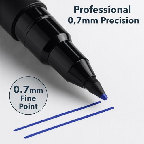 Mr. Pen- Felt Tip Pens, Assorted Colors, 8 Pack, 0.7mm, Fine Felt Tip Pens Fine Point, Journaling, Note Taking, Fast Dry, Writing - Image 3