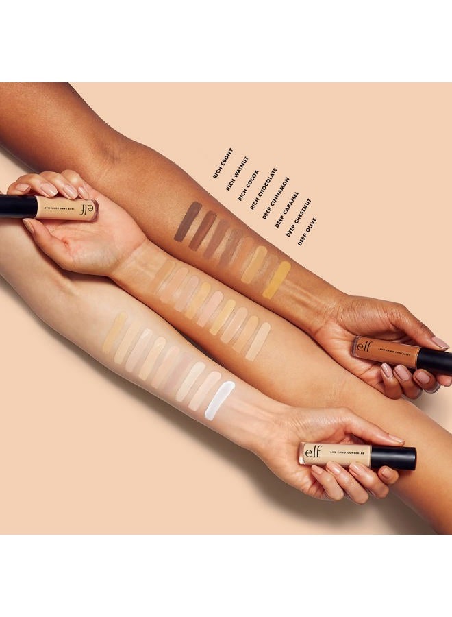 elf 16HR Camo Concealer, Full Coverage & Highly Pigmented, Matte Finish, Deep Caramel, 0.203 Fl Oz (6mL) - Image 4