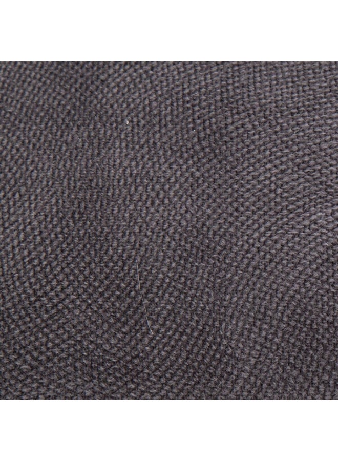 atmosphera Lilou High Quality Square Shaped Cushion Dark Grey 55 x 55cm 164017L - Image 4