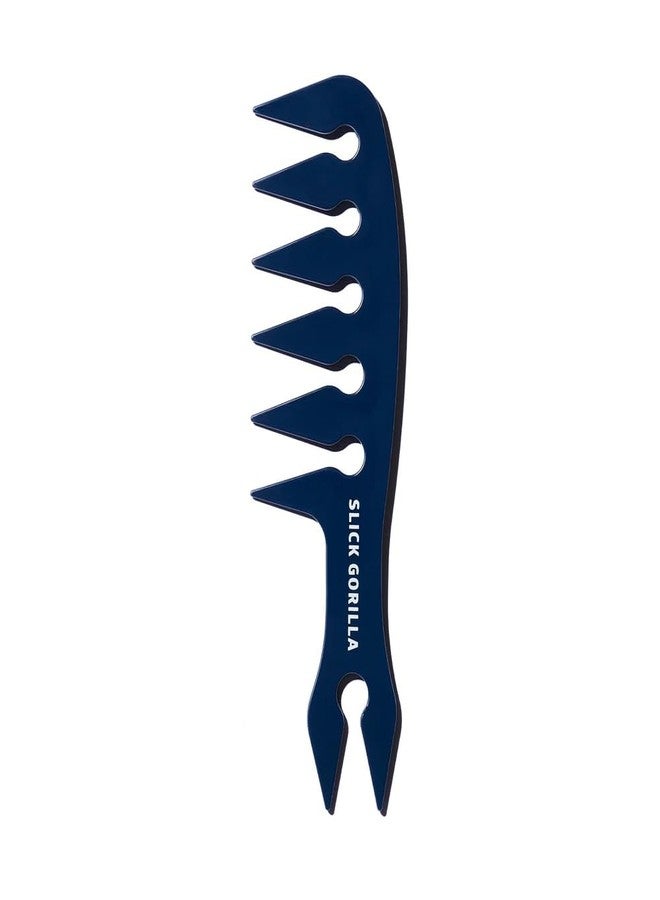 Slick Gorilla Texture Comb for Men & Women - Football Edition Carbon Wide Tooth Comb - Styling Comb for Straight, Wavy & Curly Hair - Adds Texture, Lift, Shape & Control - Men’s Hair Styling Product - Image 1
