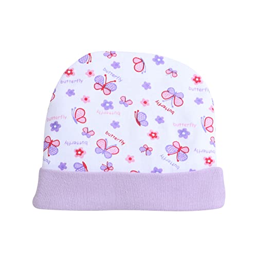 EIO New Born Baby Printed Clothing Gift Set -13 Pieces (Purple, Cotton) - Image 5