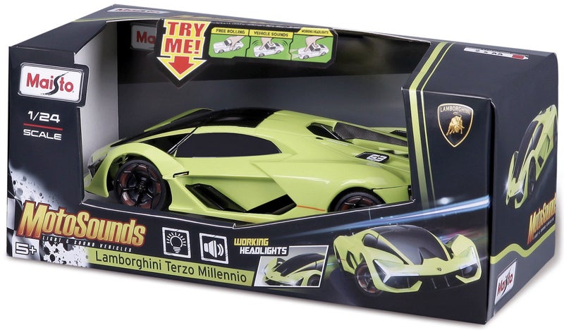 Maisto Tech 1:24 Scale Lamborghini Terzo Millennio "MotoSounds" Die-Cast Model Car with Lights & Sounds - Image 1