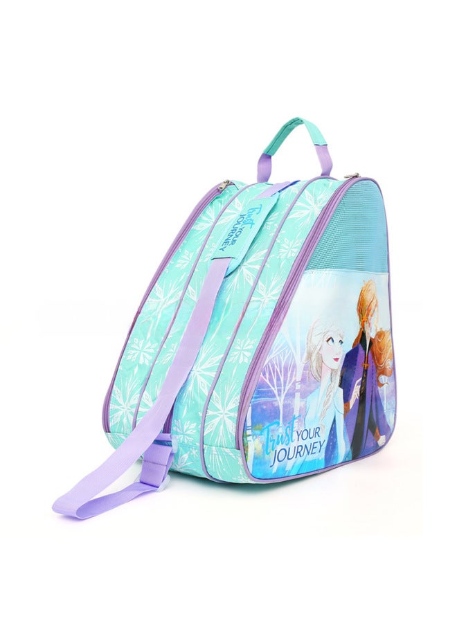 Generic Roller Skating Backpack Children's Roller Skating Equipment Storage Bag Thickened Roller Skating Bag Sports Backpack Roller Skate Bag-Capacity:Frozen  - Image 3