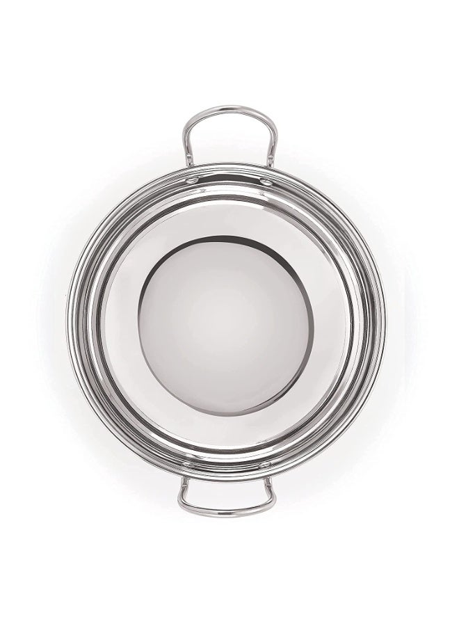 Neelam Stainless Steel 14 22G Induction Bottom Kadai, 2500 ml, Silver Durable, Kadai with Induction Compatible Base, Ideal for Frying, Sautéing, Perfect for Daily Use and Easy to Clean - Image 2