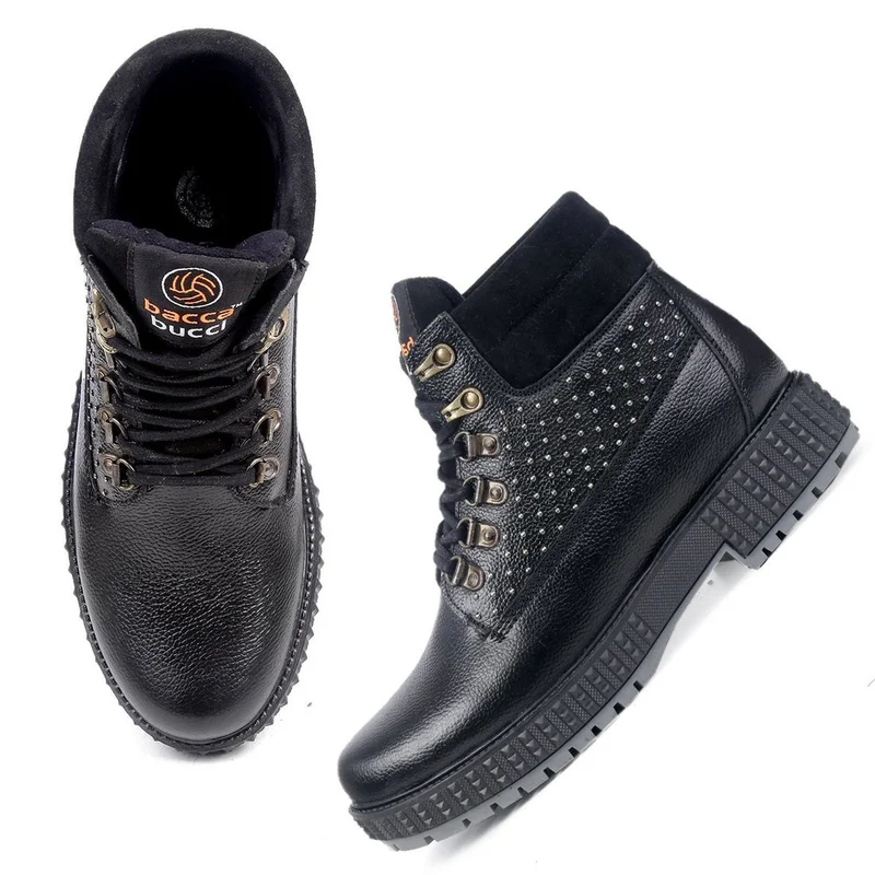 Bacca Bucci Black Storm Boots for Men | Best Price UAE