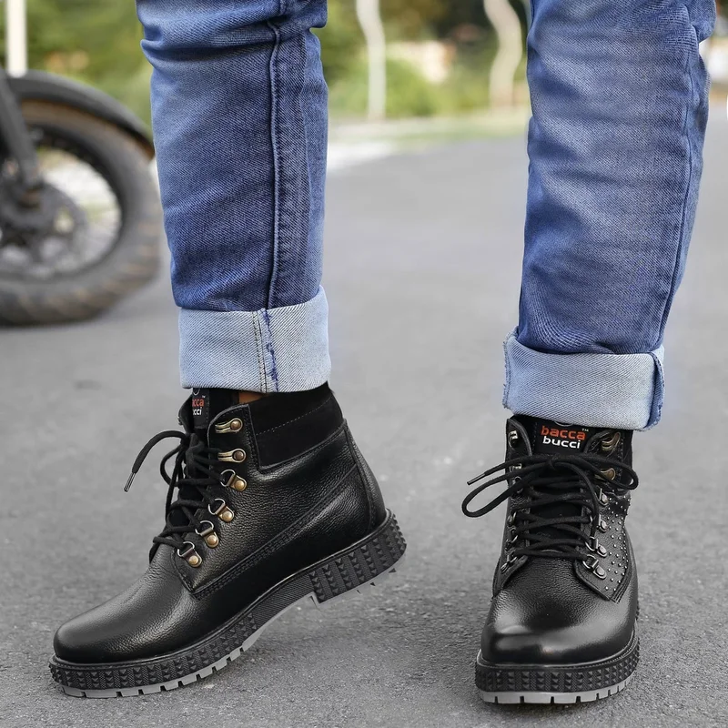 Bacca Bucci Black Storm Boots for Men | Best Price UAE
