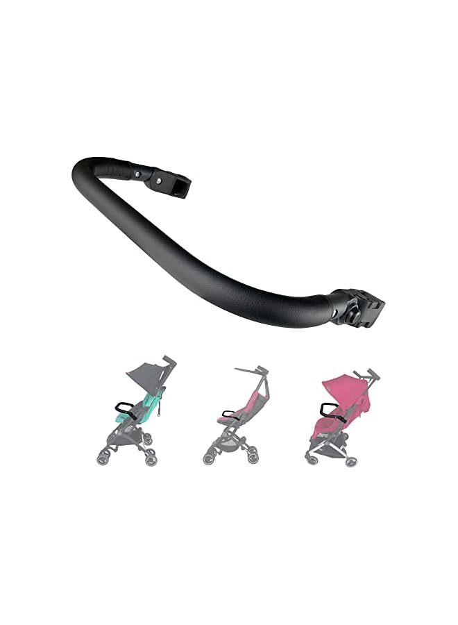 jaexest عصا واقية لعربة الأطفال - متوافقة مع عربة gb Pockit Air، All Terrain وAll City - ذراع جلدية - Image 1