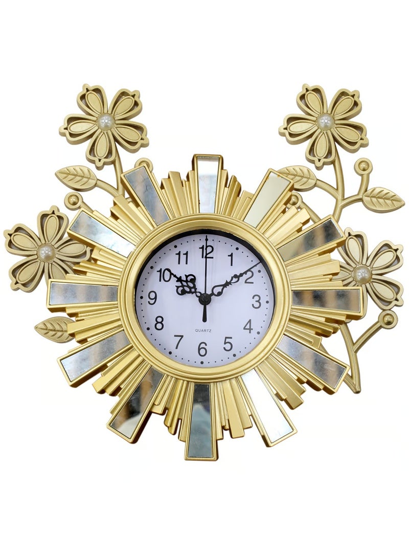 Wall Clock,Silent Non Ticking Quality Quartz Battery Operated,Round Easy to Read,Silent Wall Clock for Bedrrom,Living Room,Kitchen,Office,School Home Decor - Image 1