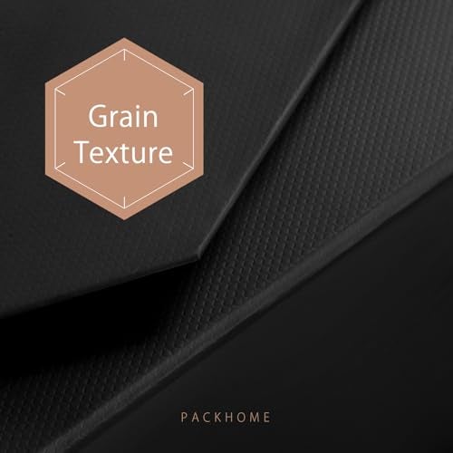PACKHOME 17x14.5x5.5 Inches, Extra Large Gift Box with Lid, Magnetic Closure Box for Clothes and Large Gifts (Matte Black with Grain Texture) - Image 4