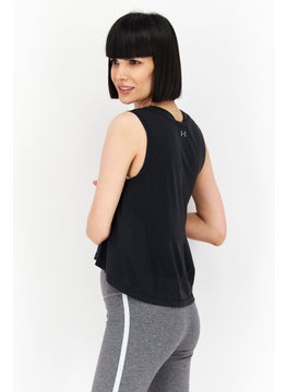 UNDER ARMOUR Women Sportswear Fit Training Tank Top, Black  - Image 2